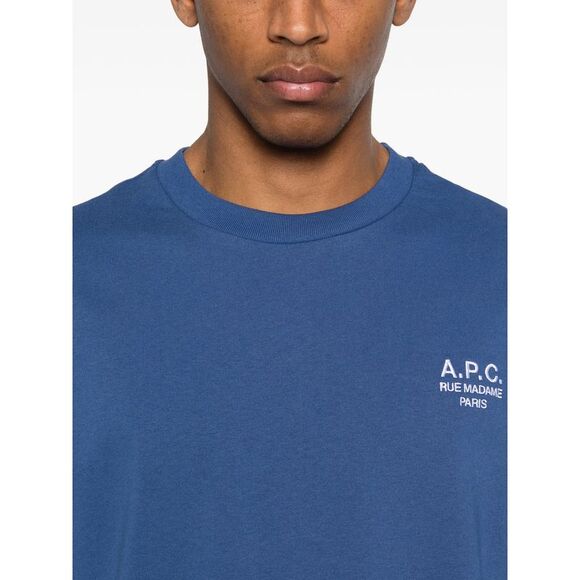 A.P.C. Blue T-Shirts & Vests - T-Shirts Men